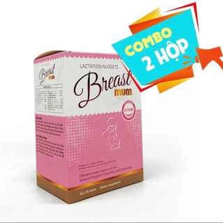 [COMBO 2HỘP] Cốm lợi Sữa Breast mum - Tăng chất lượng và số lượng sữa mẹ cho mẹ ít sữa, sữa loãng(20gói/ hộp)