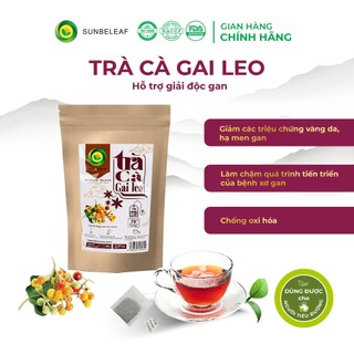 Trà Cà Gai Leo Túi Lọc Delta hỗ trợ giải đôc gan, trà thảo dược thiên nhiên thải độc gan, thải độc cơ thể, túi zip 25-50