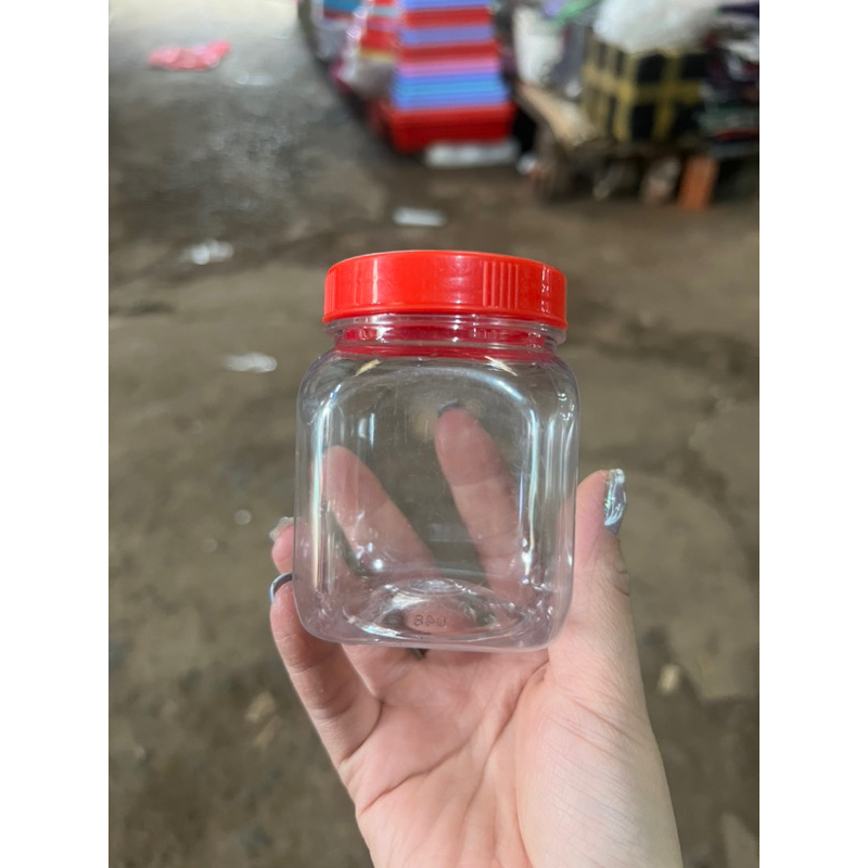 12 Hũ gia vị hũ nhựa lọ nhựa có nắp hũ muối keo nhựa hũ đựng ớt hũ đựng muối mã (048)
