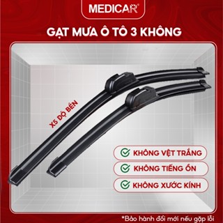 Gạt Mưa Ô tô Silicon MEDICAR X KEINE 3 KHÔNG: không vệt nước, không tiếng ồn, không xước kính. Bảo hành đổi mới nếu lỗi