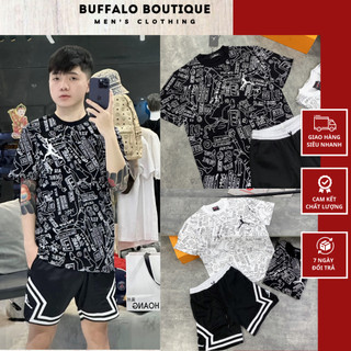 Bộ quần áo nam jóc đan hoạ tiết doodles siêu ngầu - bộ quần áo nam nữ jo đừn in hoa văn siêu đẹp