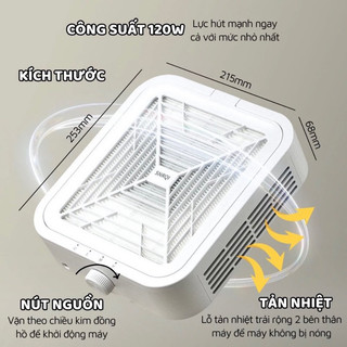 Máy hút bụi SNRQI máy hút siêu khoẻ,máy hút bụi nghành nail 