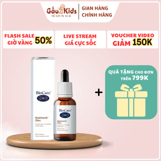 Kẽm nước biocare nutrisorb zinc 30ml - sp0142