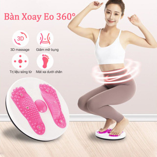 Bàn Xoay Tập Eo Thon Gọn Đĩa xoay eo 360 Độ Tập Thể Dục Giảm Cân Tại Nhà  Tập Cơ Bụng Eo Thon
