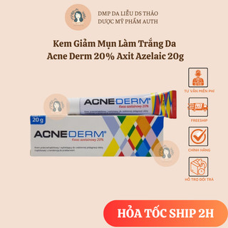 Acnederm - kem giảm mụn làm trắng da axit azelaic nồng độ 20%