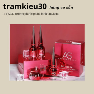 Sơn gel as chai đỏ màu ,trắng, đen chai 15ml
