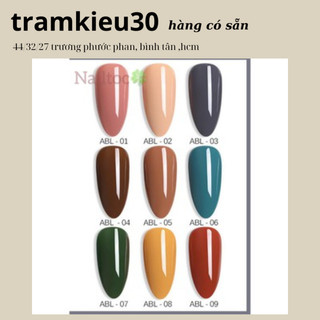 Sơn gel AS chính hãng chai đỏ bảng màu ABL 15ml