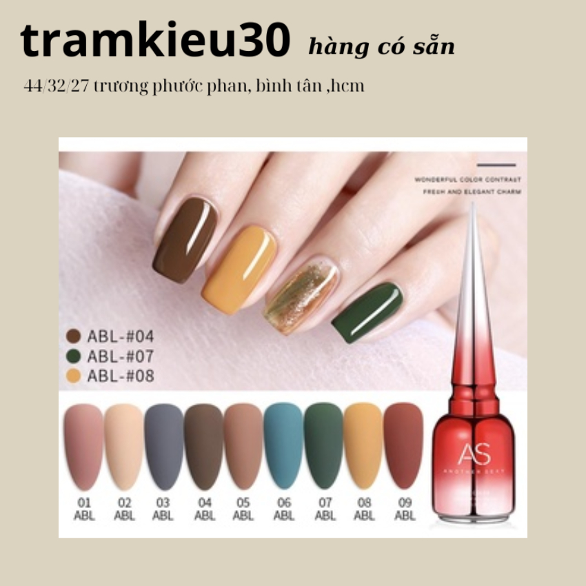 Sơn Gel As mã ABL | Chai đỏ 15ML