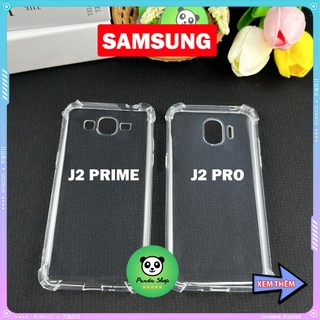Ốp Samsung J2 PRO / J2 PRIME Bảo Vệ Cam, Chống Sốc, Trong Suốt, Silicon