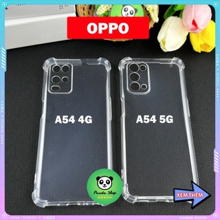 Ốp Oppo A54 4G / A54 5G Bảo Vệ Cam, Chống Sốc, Trong Suốt, Silicon