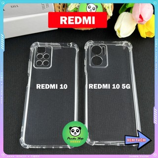 Ốp Redmi 10 / 10 5G Bảo Vệ Cam, Chống Sốc, Trong Suốt, Silicon
