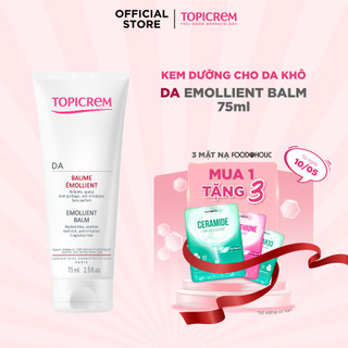 Kem dưỡng giúp làm êm dịu da, dành cho da khô và da cơ địa - TOPICREM AD Emollient Balm 75ml