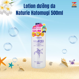 Nước hoa hồng toner ý dĩ Hatomugi Nhật Bản Naturie Skin Conditioner Lotion 500ml Date tháng 12/2025 mẫu mới không cồn