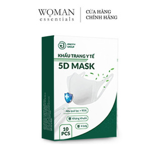  Hộp khẩu trang y tế 5D Mask (10 cái) - SKINLINIC