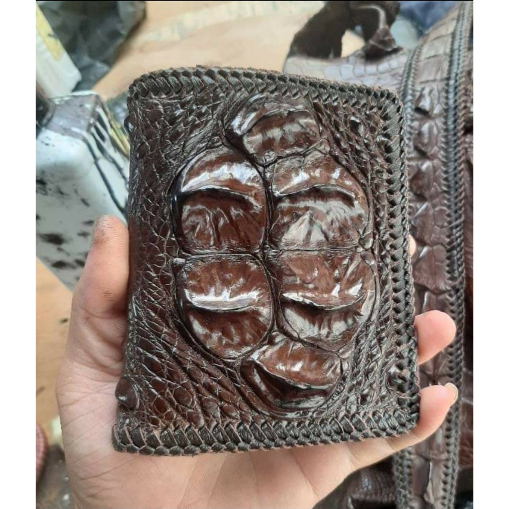 Ví da cá sấu, ví da nam cá sấu thật 100%