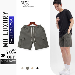 Quần Short Kaki - SH3 4 Màu Trẻ Trung Chất Liệu Kaki, Quần Đùi Nam Kiểu Dáng Basic MQ LUXURY