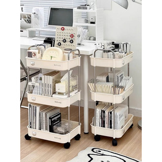 Kệ Để Đồ 3 Tầng Đa Năng SUN.MI, Kệ Đựng Đồ Có Bánh Xe Đẩy Đa Năng