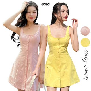 Đầm LENORA - Đầm 2 dây cổ vuông dáng chữ A