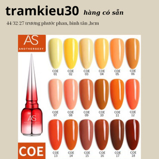 Sơn Gel AS mã COE | chai đỏ 15ml