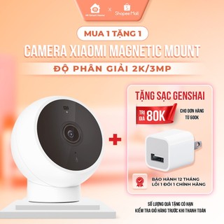 Camera trong nhà IP WiFi Xiaomi 2K 3MP Magnetic Mount Kháng nước IP65, trang bị hồng ngoại quan sát trong bóng tối