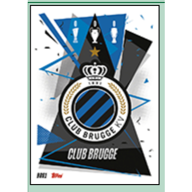 Thẻ bài Match attax 20/21 (2020/21) - Club Brugge