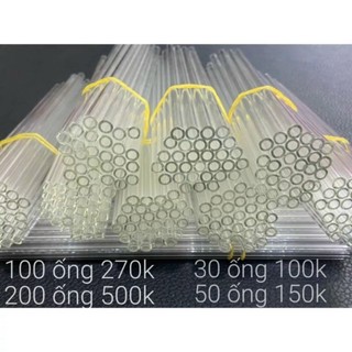 50 Ống  borosilicate dài 20cm Phi6