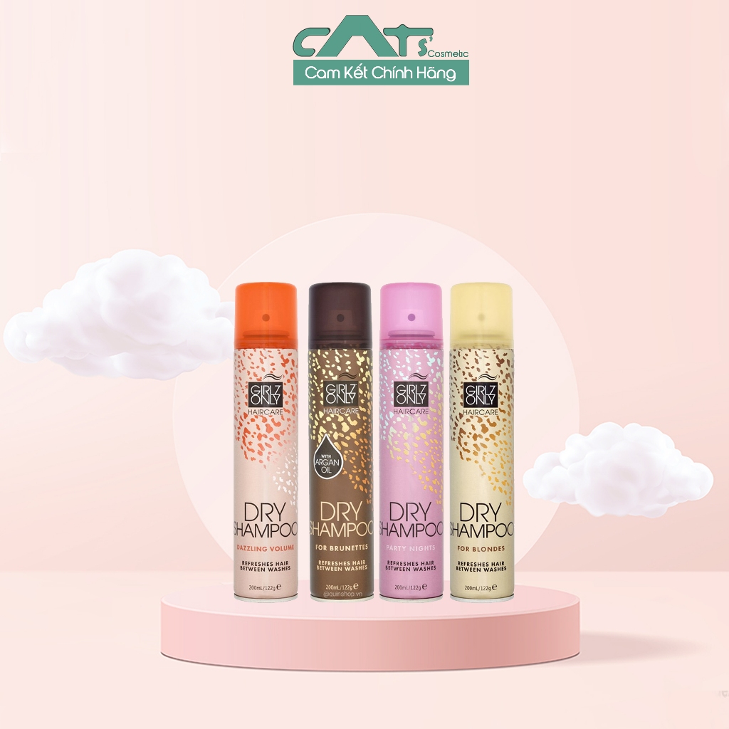 Dầu Gội Khô Dry Shampoo Girlz Only - Girl Only Party Nights 200ml