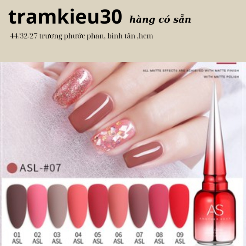 Sơn Gel As mã ASL | Chai đỏ 15ML