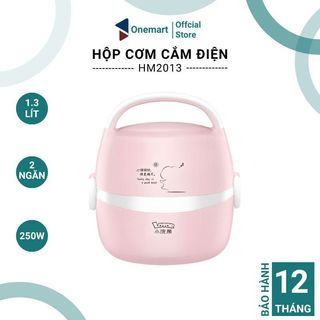 Hộp cơm cắm điện 2 tầng Lotor hâm nóng giữ nhiệt Inox 304, Hộp cơm văn phòng cho 1-2 người ăn