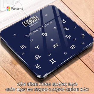 Cân điện tử PANTENE có độ chính xác cao, Cân điện tử sức khỏe có đồng hồ LED hiển thị số cân tiện lợi bền đẹp