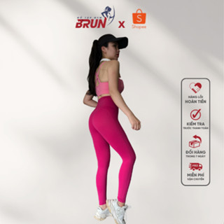 Quần Legging Dài CHERRY - Quần Legging Thể Thao Chất Thun Lạnh Cao Cấp. Thích Hợp Tập Gym, Đạp Xe - BRUN