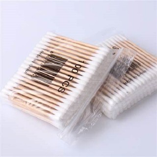Combo 25 gói tăm bông - mỗi gói 100 chiếc bằng gỗ tre