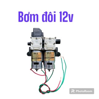 Bơm đôi bình xịt điện peacock-mitsudeguang dùng bơm nước tưới , phun diệt côn trùng