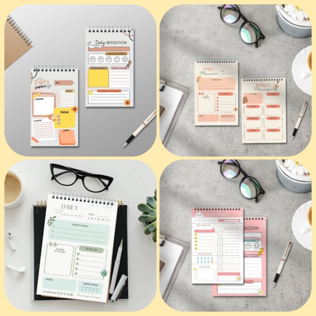 [Daily Planner - Đơn giản] Sổ Tay Kế Hoạch Mục tiêu Nhật Ký Hàng Ngày, Daily Planner A5,Daily planne