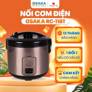 Nồi cơm osaka rc-118t thiết kế sang trọng hiện đại | osaka