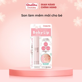 Son dưỡng môi cho bé mềm môi, dưỡng ẩm Chuchu baby chính hãng (Mẹ bầu và sau sinh dùng được)