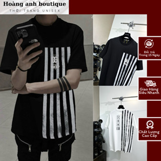 Áo Phông DG kẻ sọc của ido an thuyên áo thun cotton nam nữ new 2024