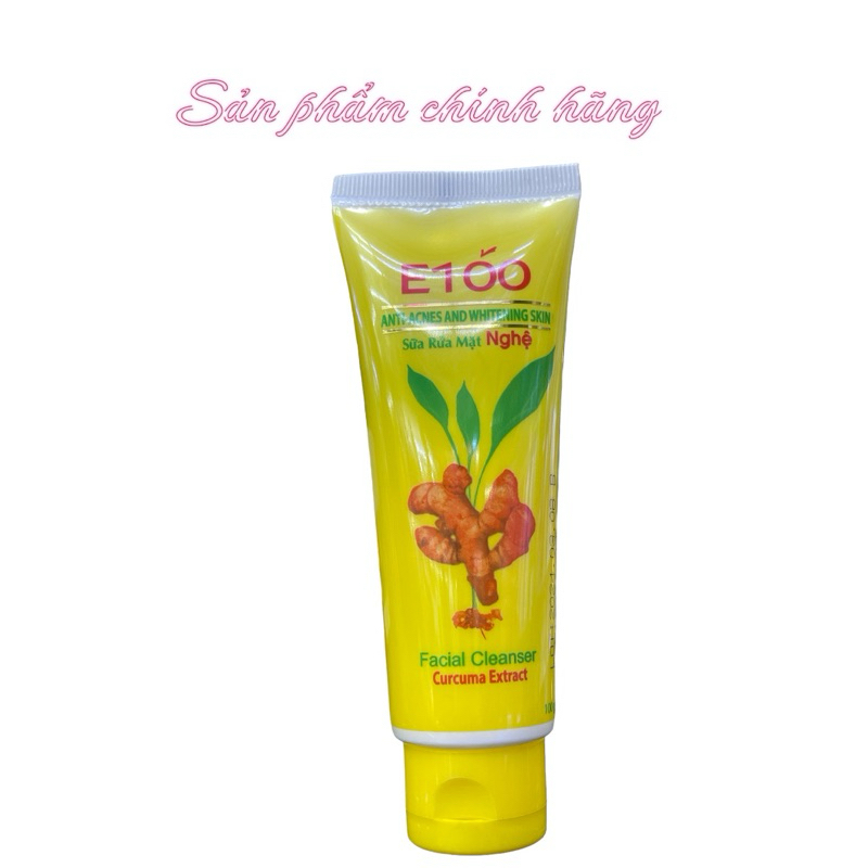 Sữa rửa mặt E100 nghệ 100g