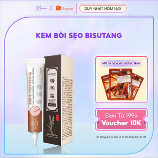 Kem liền sẹo bisutang - hỗ trợ làm mờ sẹo, liền sẹo lồi, sẹo lõm, sẹo rỗ, sẹo thâm, trọng lượng 20g