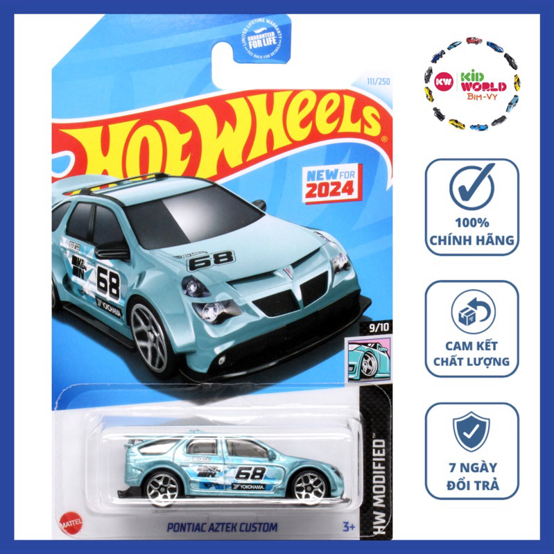 Xe mô hình Hot Wheels basic Pontiac Aztek Custom HRY61.