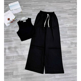QUẦN LƯNG THUN SUÔNG LINEN
