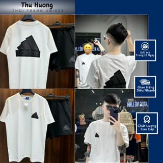 Bộ Cộc tay adida logo in nổi cao cấp chất liệu cao cấp thoáng mát fom chuẩn-bộ quần áo nam nữ new 2024