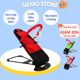 Ghế rung cho bé NEMO STORE đa năng tặng kèm thú treo chân chữ A cao cấp