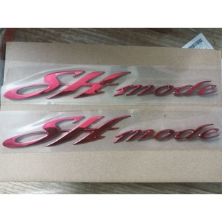 Bộ tem honda Sh Mode màu crôm Đỏ đời đầu