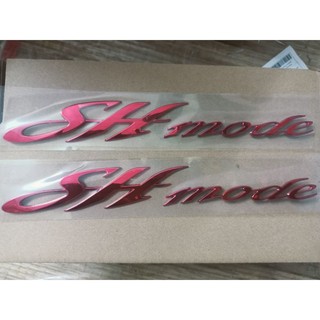 Bộ tem honda Sh Mode màu crôm Đỏ đời đầu