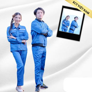  Quần áo bảo hộ lao động KCT Royal trang phục bảo hộ công nhân kỹ sư vải kaki chống bụi không nhăn 