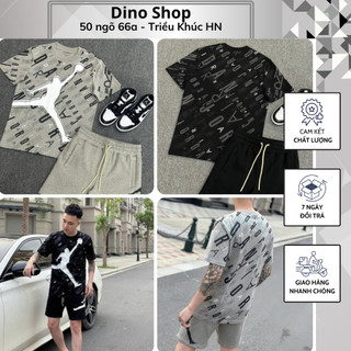 Bộ Quần Áo Nam J.D In Chữ Quanh Áo Siêu Đẹp - Bộ Hè Nam J.D Phong Cách Thể Thao Mới Nhất