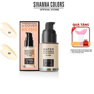 Kem Lót trang điểm nâng tông kiềm dầu Sivanna Colors Water Base Primer HF559 40ml