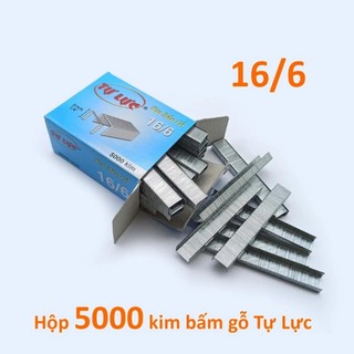Hộp ghim bấm gỗ 16/6, 16/8 (Hộp 5000 ghim)