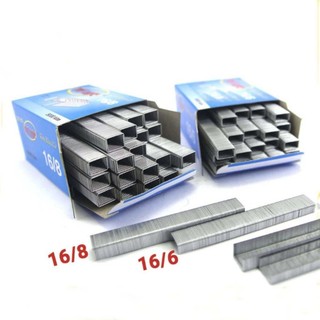 Hộp ghim bấm gỗ 16/6, 16/8 (Hộp 5000 ghim)
